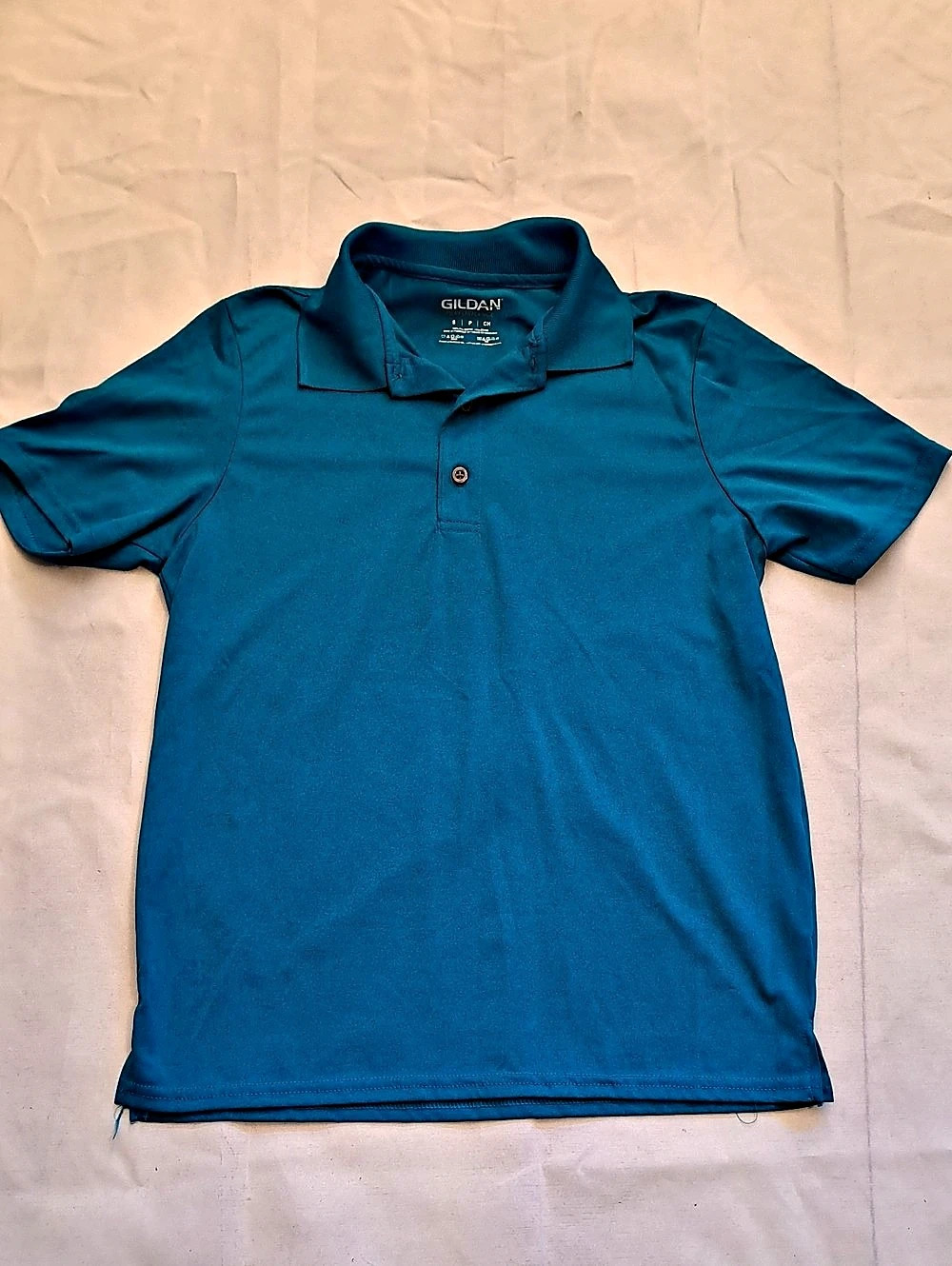 Gildan Performance Adult Jersey Polo Men'Small Teal Polo Size Small